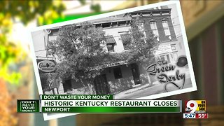 Historic Green Derby restaurant closes suddenly