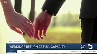 Wedding industry booming as CA reopens