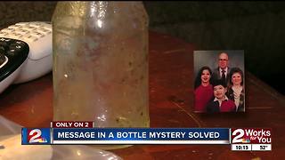 Afton couple finally finds woman named in message in a bottle