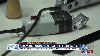 Changing young lives with free haircuts