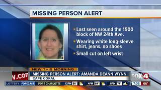 Woman missing from Cape Coral