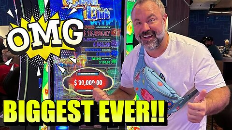OMFG: My Biggest Jackpot Ever On Clover Link Slot Machine!!