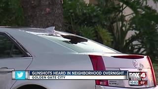 Gunshots heard in Neighborhood Overnight