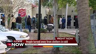 Cold causing Salvation Army to turn people away from shelters