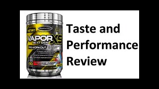 MuscleTech VaporX5 review for taste and mixing