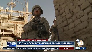 60-day movement freeze for troops overseas