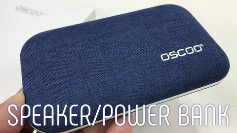 Portable Wireless Denim Bluetooth Speakers with 4000mAh Power Bank by Oscoo Review