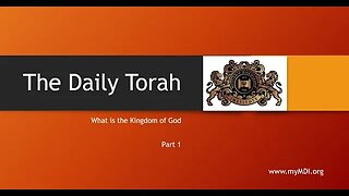 What is the Kingdom of God - Part 1