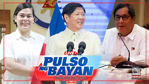 LIVE: Pulso ng Bayan kasama sina Atty. Harry Roque, Admar Vilando at Jade Calabroso | Nob. 15, 2023