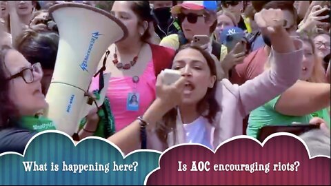 AOC (Alexandria Ocasio-Cortez) ENCOURAGING/INCITING RIOTS?