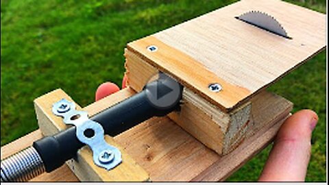 How to make mini Table Saw using Rotary Dremel Tool DIY