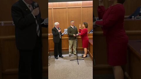 The Swearing in of Creedmoor City Commissioner Emma Albright