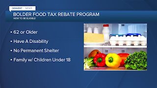 Applications open now for Boulder food tax rebate program