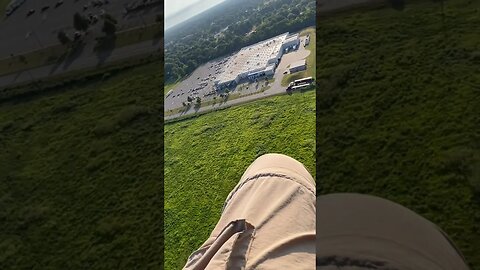 Scouting out a Walmart to land next to for my next video… #paramotor #flying #paramotoring #gopro
