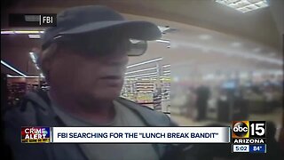 FBI searching for "Lunch Break Bandit" after bank robberies