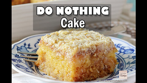 DO NOTHING Cake