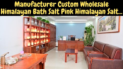 Manufacturer Custom Wholesale Himalayan Bath Salt Pink Himalayan Salt