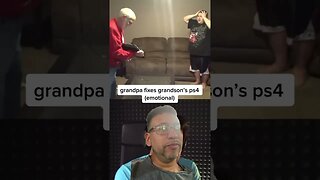 Grandpa fixes PS4 #ps4 #grandpa #shorts