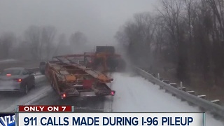 911 calls released in I-96 pileup