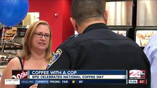 BPD celebrates National Coffee Day by connecting with the community they serve
