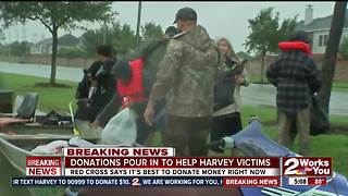 Monetary donations are best for Hurricane Harvey, says Red Cross