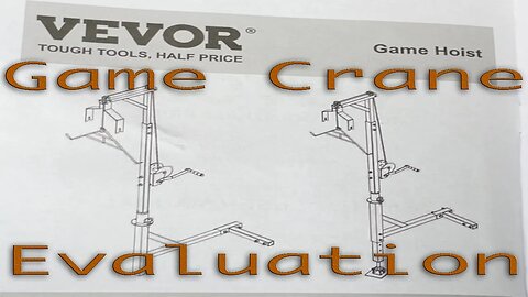 Game Crane Evaluation