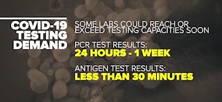 Companies that make COVID-19 testing struggling to meet demand