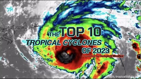 The TOP 10 TROPICAL CYCLONES of 2023