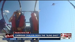 Carrigan Chauvin rides the "Sling Shot"