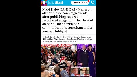 Nikki Haley Banned Daily Mail For Reporting On Her Extramarital Affairs