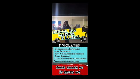 School bus mask mandates are illegal. Fight back!