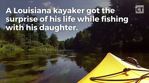 Kayaker Never Expected to Land a Dinosaur