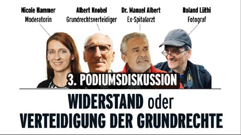 Podiumsdiskussion| Widerstand oder Verteidigung der Grundrechte 🇨🇭 | Parazug