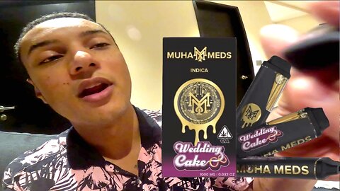 Muha Meds 2024 WEDDING CAKE | INDICA 2g Distillate Vape Pen Review