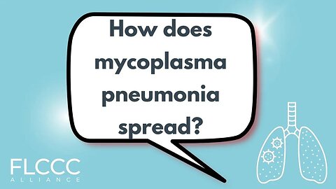 How does mycoplasma pneumonia spread?