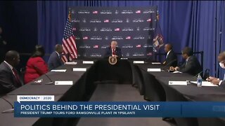 Politics behind the presidential visit to Michigan