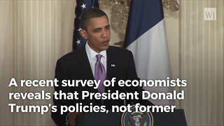 Economists Rated Trump, Obama On The Us Economy… It Wasn’t Even Close