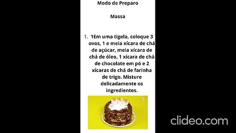 bolo de chocolate simples 1 cX2a2fEC
