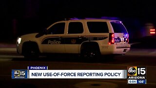 Phoenix police have new use of force reporting policy