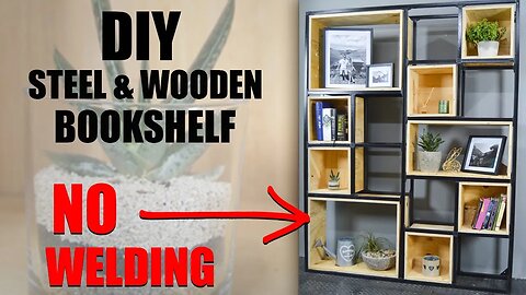 DIY Homemade Bookshelf - NO WELDING!