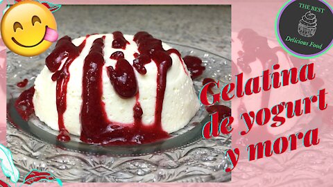 Yogurt 🥛 con Mermelada de Mora DELICIOSO 😋