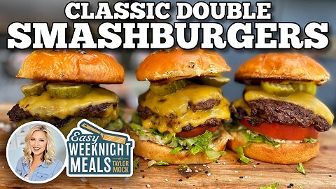 Easy Weeknight Meal: Classic Double Smash Burgers