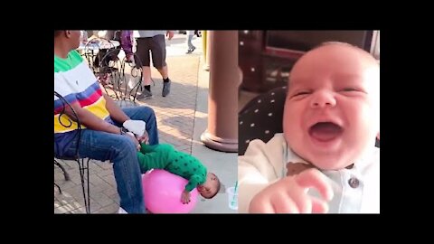 Babys Reaction To Massage