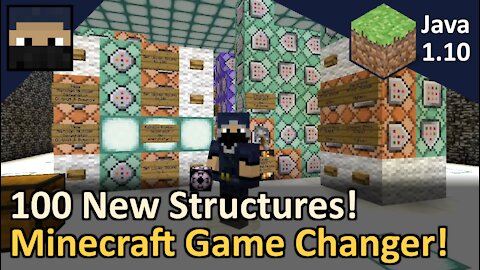 100 New Structures! Game Changer for Minecraft Java 1.10 and 1.11! Tyruswoo Minecraft