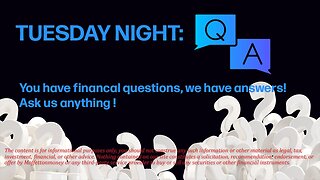 Tuesday Night Q&A!!