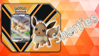 Opening a Pokemon Eevee V Powers Tin!