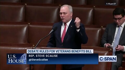 House Republican Whip Steve Scalise speaks on the House of Representatives Floor