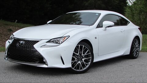 2015 Lexus RC350 F-Sport Start Up, Road Test, and In Depth Review