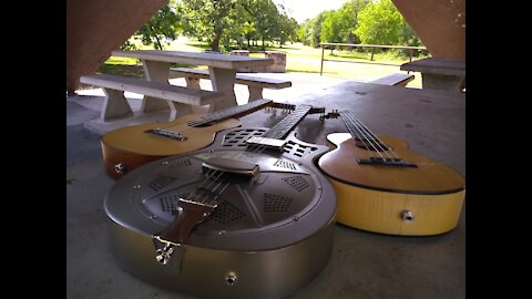 Lake Arrowhead Steel Baritone Resonator