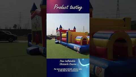 Paw Inflatable Obstacle Course #factorybouncehouse #factoryslide #bounce #castle #inflatable